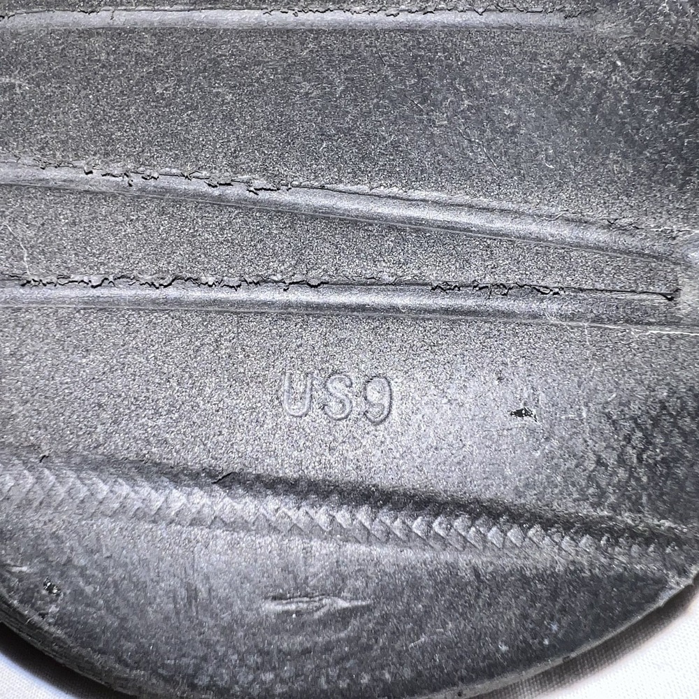 Puma Sandals Mens 9 Cool Cat Casual Slip On Flats Slides Black Red Faux  Leather - Picture 9 of 9